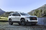 2020 GMC Acadia AT4 AWD in Summit White - Static Front Right Three-quarter View